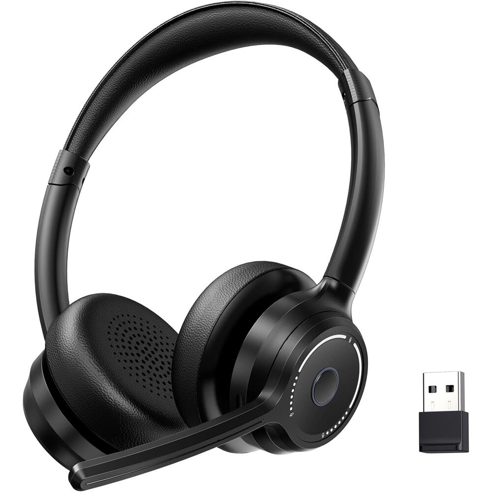 New Wireless Bluetooth Noise Cancelling Headset Headphones with Mic